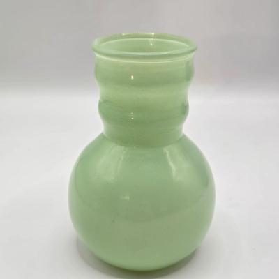 LOT 9L: Vases, Including Cobalt Blue Glass Stacked Bubble Bottle and More