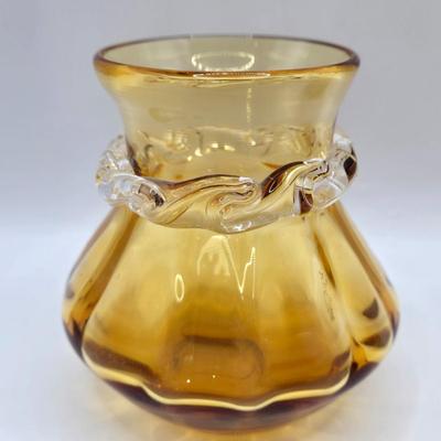 LOT 10L: Variety of Amber Glassware Including Wine/Liquor Decanter