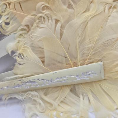 LOT 37L: Feather Fan and Ladies Handkerchiefs