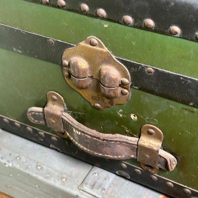 LOT 42B: Two Vintage Wooden Chests