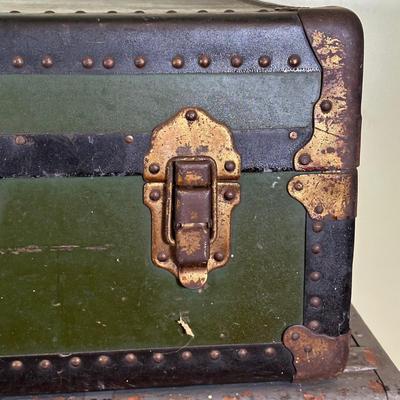 LOT 42B: Two Vintage Wooden Chests