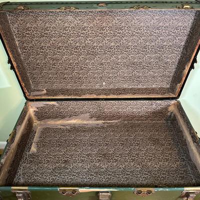 LOT 42B: Two Vintage Wooden Chests