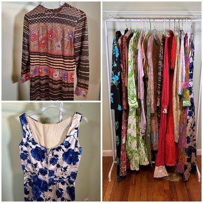 LOT 45B: Collection Of Beautiful Vintage Floral Dresses