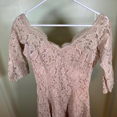 LOT 47B: Collection Of Vintage Lace Dresses