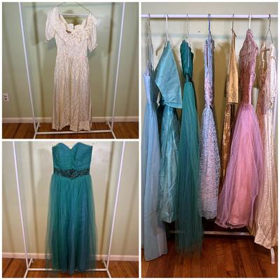LOT 49B: Vintage Formal Dress Collection
