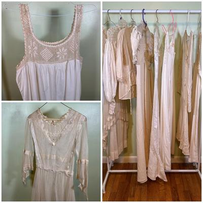LOT 50B: Collection Of Beautiful Antique Dresses