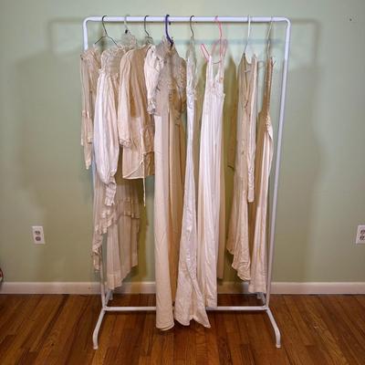 LOT 50B: Collection Of Beautiful Antique Dresses