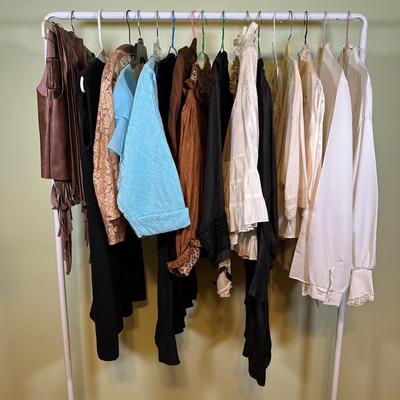 LOT 51B: Vintage Women’s Tops, Blouses & More