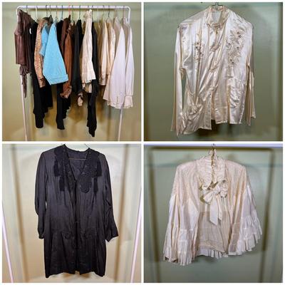 LOT 51B: Vintage Women’s Tops, Blouses & More