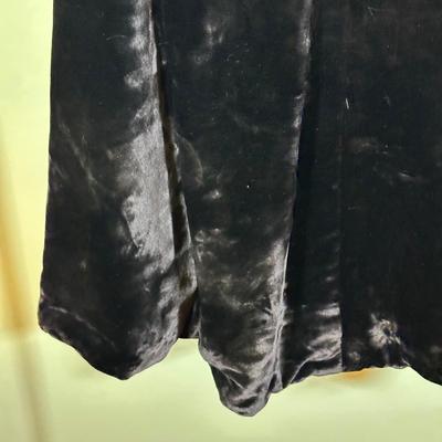 LOT 53B: Antique Velvet Cape & David’s Bridal Faux Fur Jacket