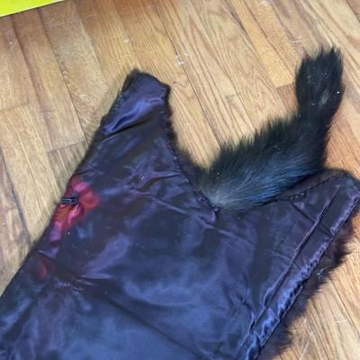 LOT 55B: Mink Hand Muff, Stoles, Hat & More