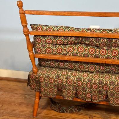 LOT 60A: Vintage Children’s Wooden Bench