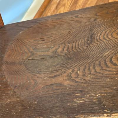 LOT 61A: Collection Of Vintage Wooden Chairs w/ Stool