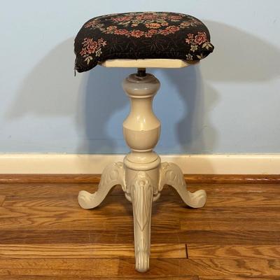 LOT 61A: Collection Of Vintage Wooden Chairs w/ Stool