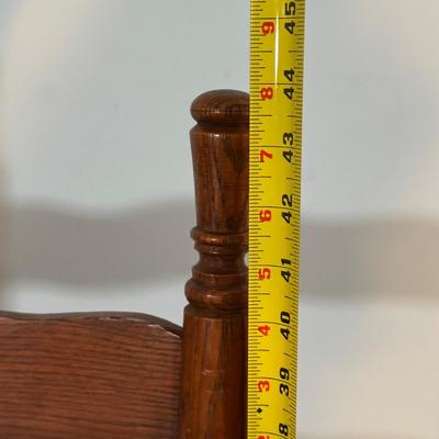 LOT 61A: Collection Of Vintage Wooden Chairs w/ Stool