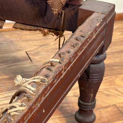 LOT 62A: Antique Victorian Carved Wooden Chair w/ Parts