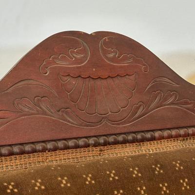 LOT 62A: Antique Victorian Carved Wooden Chair w/ Parts
