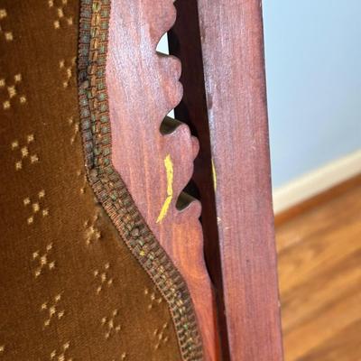 LOT 62A: Antique Victorian Carved Wooden Chair w/ Parts