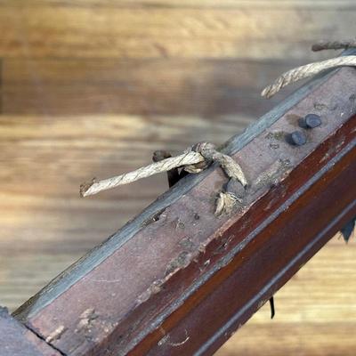 LOT 62A: Antique Victorian Carved Wooden Chair w/ Parts