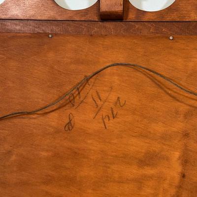 LOT 63A: Vintage Mahogany Framed Mirror