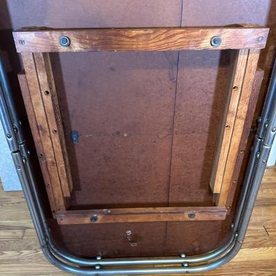 LOT 65A: Vintage Chrome & Formica Dining Table w/ Chairs