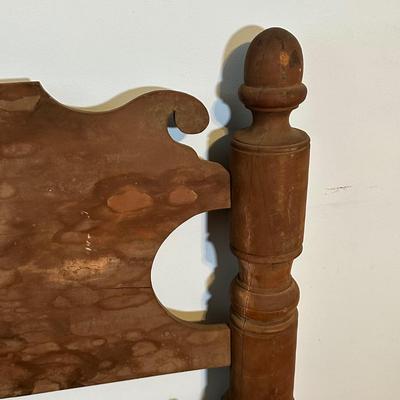 LOT 66A: Antique Rope Bed Frame