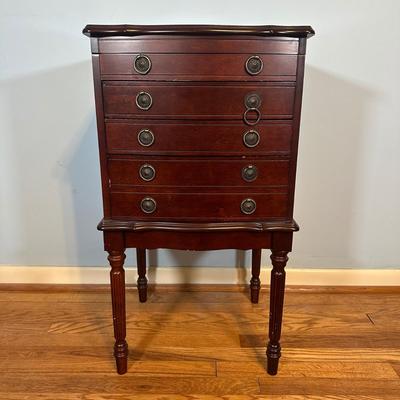 LOT 69A: Vintage Jewelry Armoire
