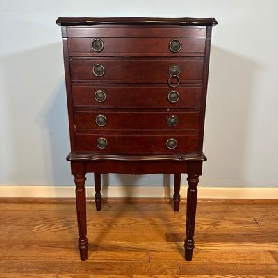 LOT 69A: Vintage Jewelry Armoire