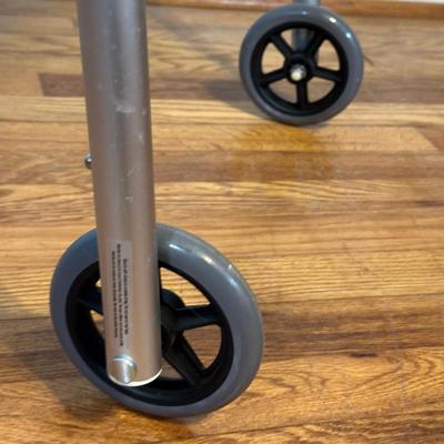 LOT 70A: Lumex 4 Wheel Walker, Crutches & More