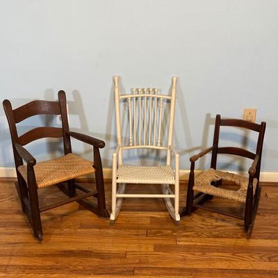 LOT 72A: Vintage Children’s Rocking Chairs