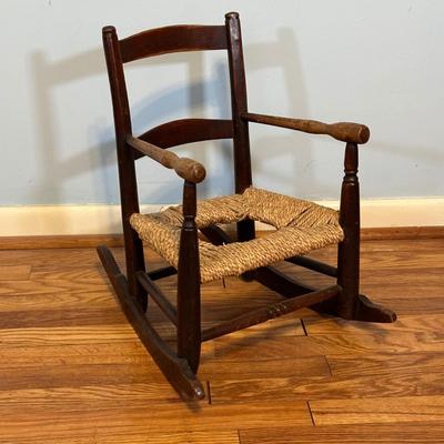 LOT 72A: Vintage Children’s Rocking Chairs