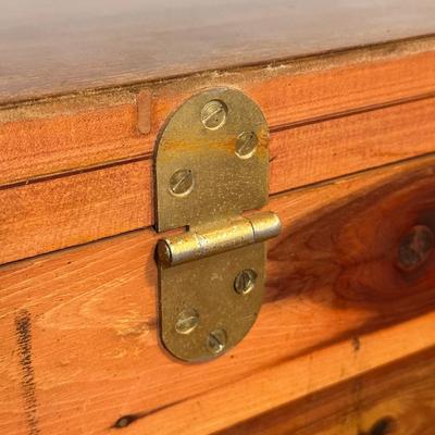 LOT 73A: Vintage Lane Cedar Hope Chest