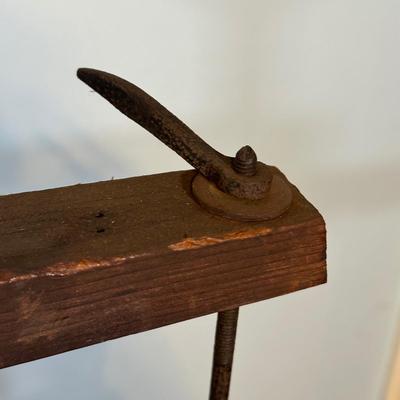 LOT 74A: Vintage Foot Pedal Powered Scroll Saw