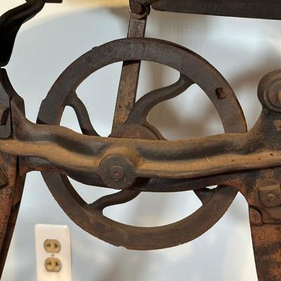 LOT 74A: Vintage Foot Pedal Powered Scroll Saw