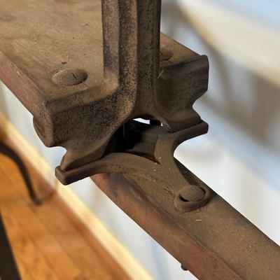 LOT 74A: Vintage Foot Pedal Powered Scroll Saw