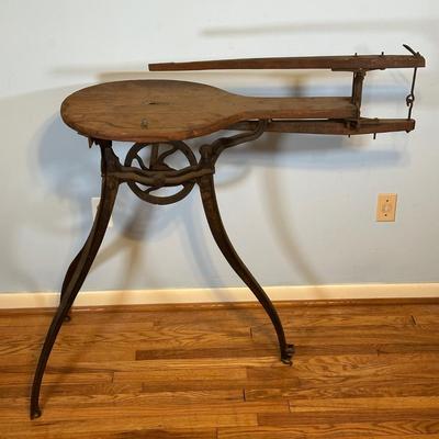 LOT 74A: Vintage Foot Pedal Powered Scroll Saw