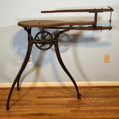 LOT 74A: Vintage Foot Pedal Powered Scroll Saw