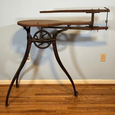 LOT 74A: Vintage Foot Pedal Powered Scroll Saw