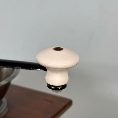 LOT 75A: Antique Wooden Coffee Grinder