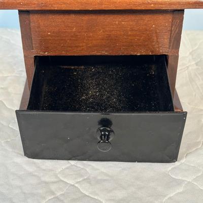 LOT 75A: Antique Wooden Coffee Grinder