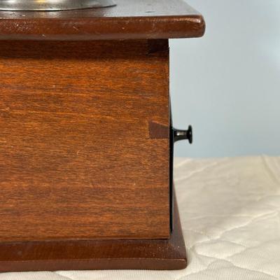 LOT 75A: Antique Wooden Coffee Grinder