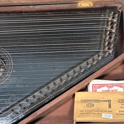 LOT 76A: Vintage Auto Harp (Zither) by Phonoharp Co
