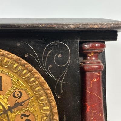 LOT 77A: Vintage W.M.L. Gilbert Clock Co. Astor Mantle Clock