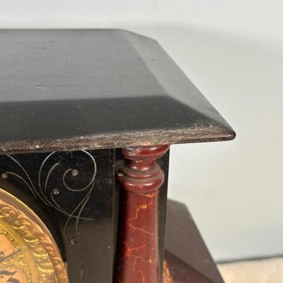 LOT 77A: Vintage W.M.L. Gilbert Clock Co. Astor Mantle Clock
