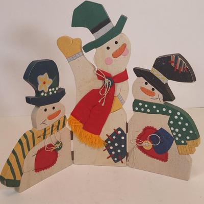 LOT 85D: Various Snowmen Holiday Decor