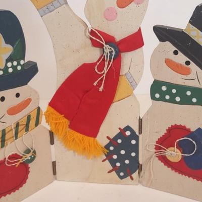 LOT 85D: Various Snowmen Holiday Decor