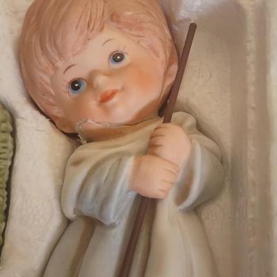 LOT 87D: Porcelain Sets: Nativity, Altar "Mice" and Elves