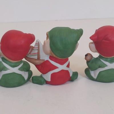 LOT 87D: Porcelain Sets: Nativity, Altar "Mice" and Elves