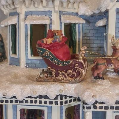 LOT 100D: Hawthorne Village Thomas Kinkade Twas the Night Before Christmas Story House