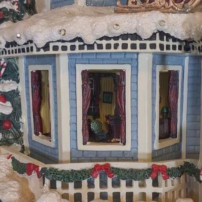 LOT 100D: Hawthorne Village Thomas Kinkade Twas the Night Before Christmas Story House